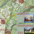 Chaloupka na splavu - mapa lyžařských areálů